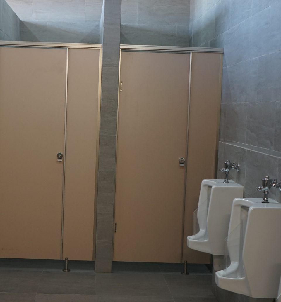 Restroom facilities at the venue
